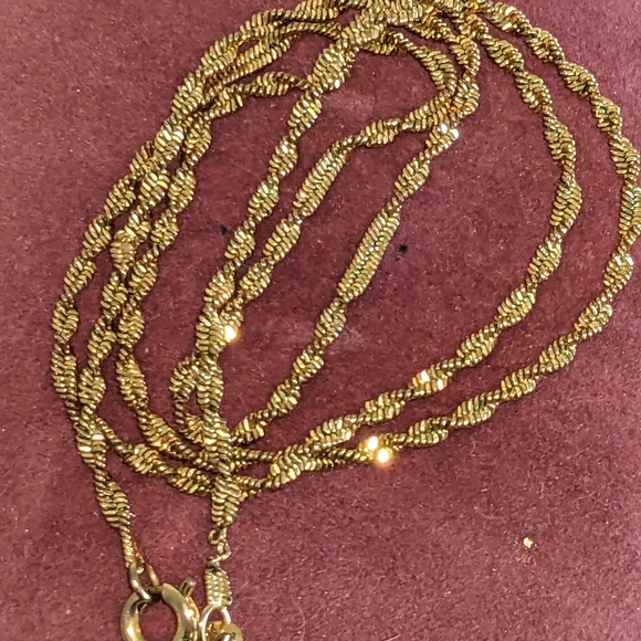 18K Yellow Gold Rope Chain - Picture 4 of 5